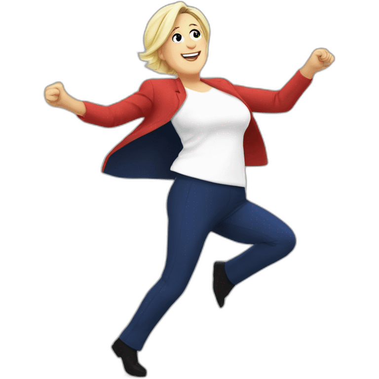 Marine le Pen qui danse emoji