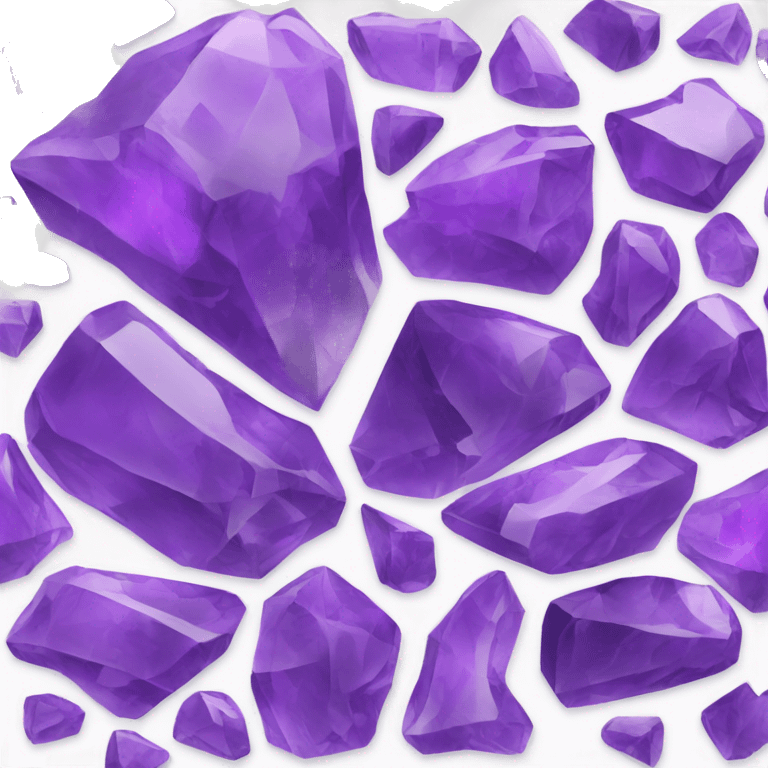 violet glass fragments emoji