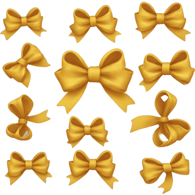 Cute bow emoji