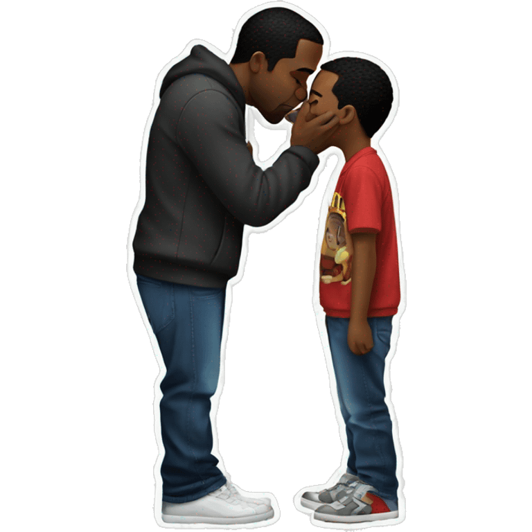 diddy kissing his son emoji