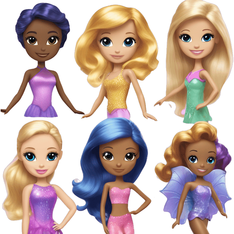 barbie s pet, barbie fairytopia, barbie mermaidia, bibble, blue and purple emoji