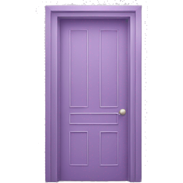 door in ligth purple color emoji