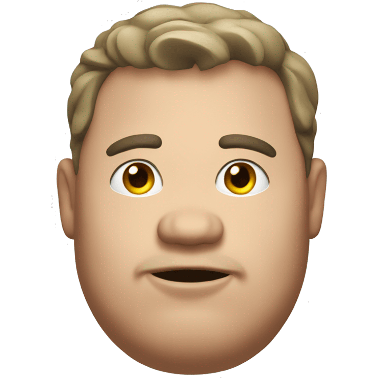 Fat guy emoji