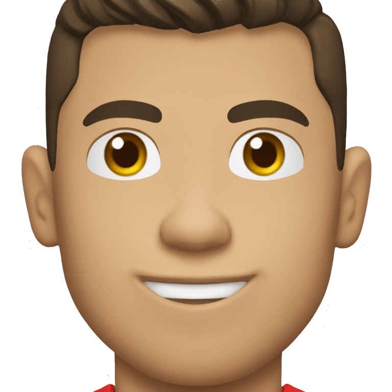 Cristiano Ronaldo Manchester united shirt emoji