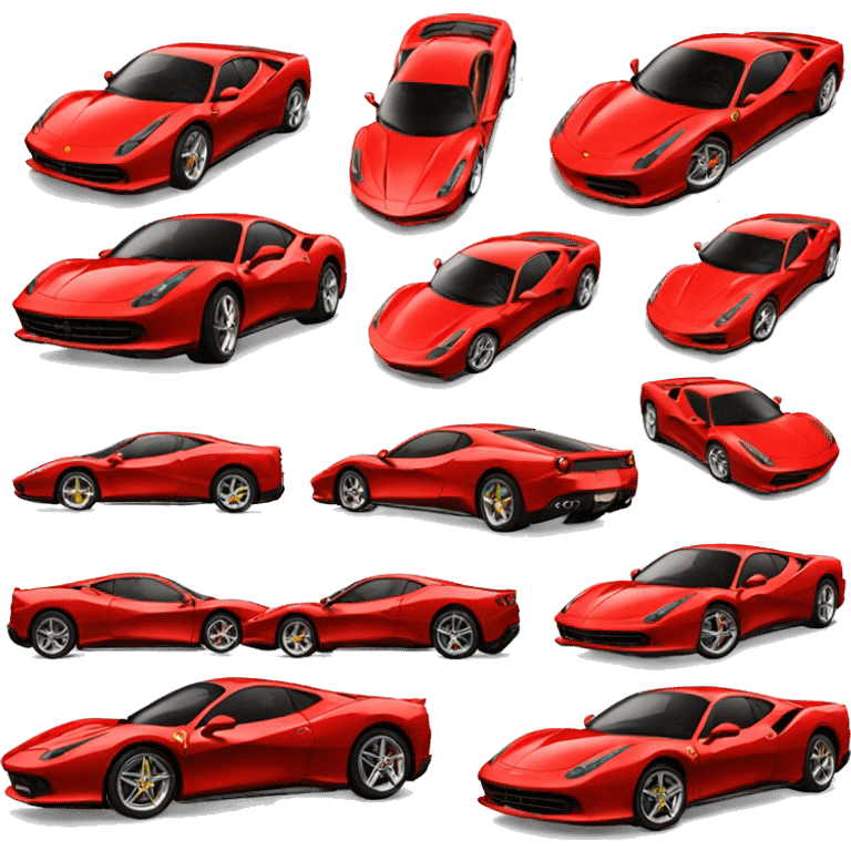 ferrari red emoji