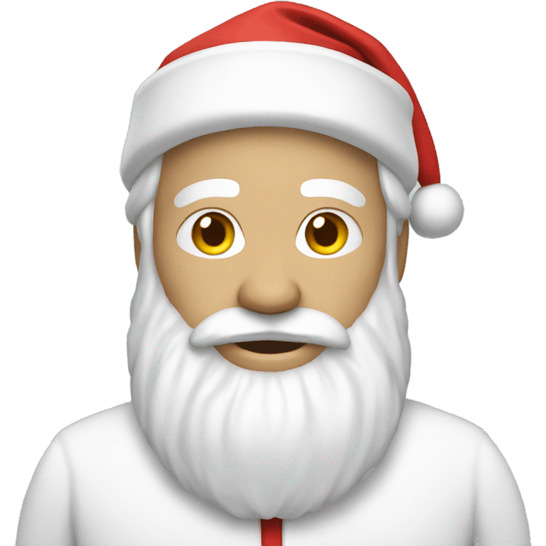 White Santa  emoji