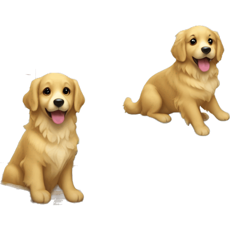 sailing golden retriever emoji