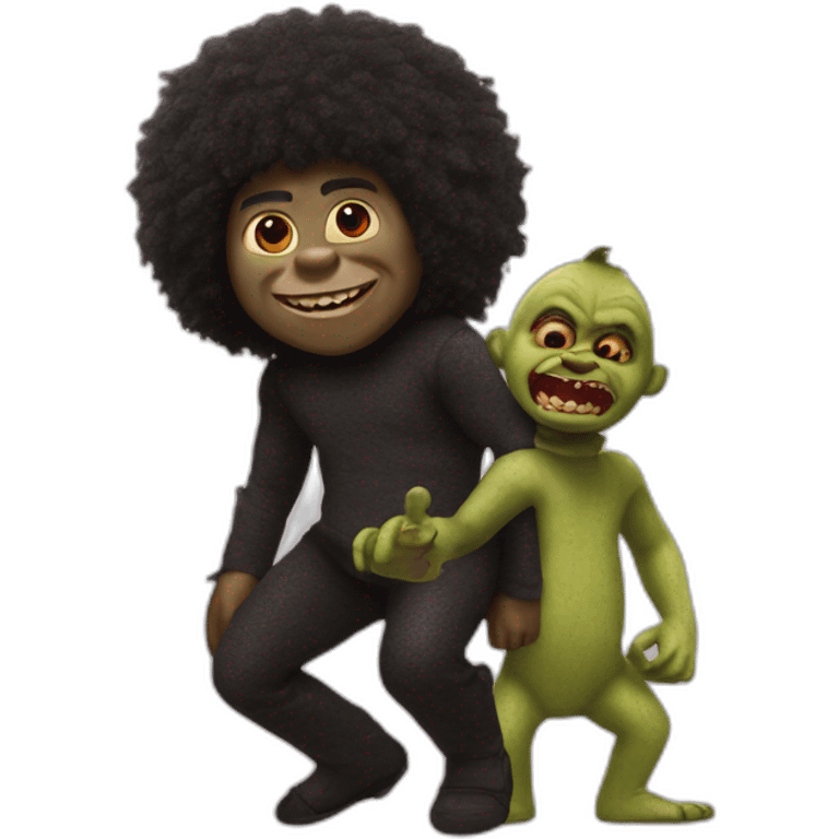 Shrek vs gollywog emoji