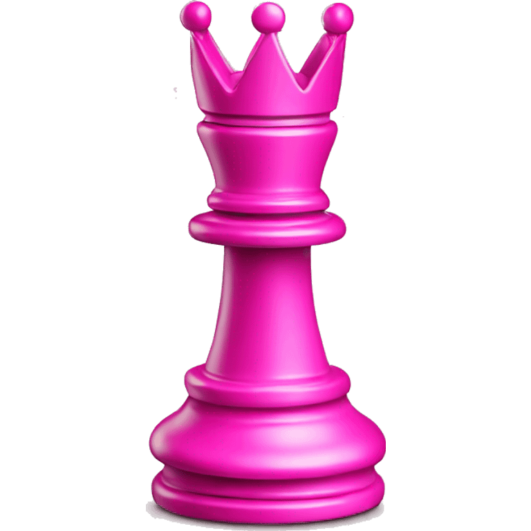 Pink Queen chess piece emoji