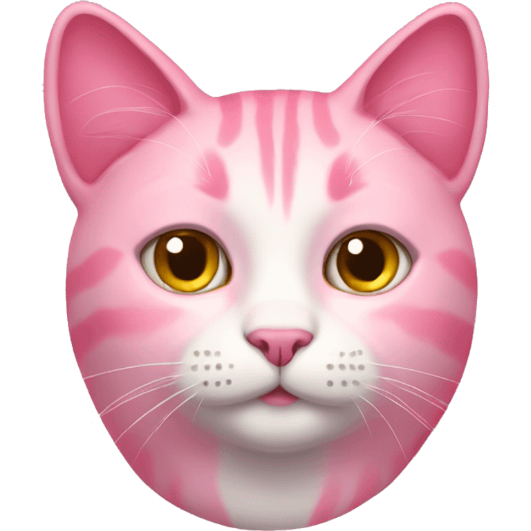 Pink cat emoji