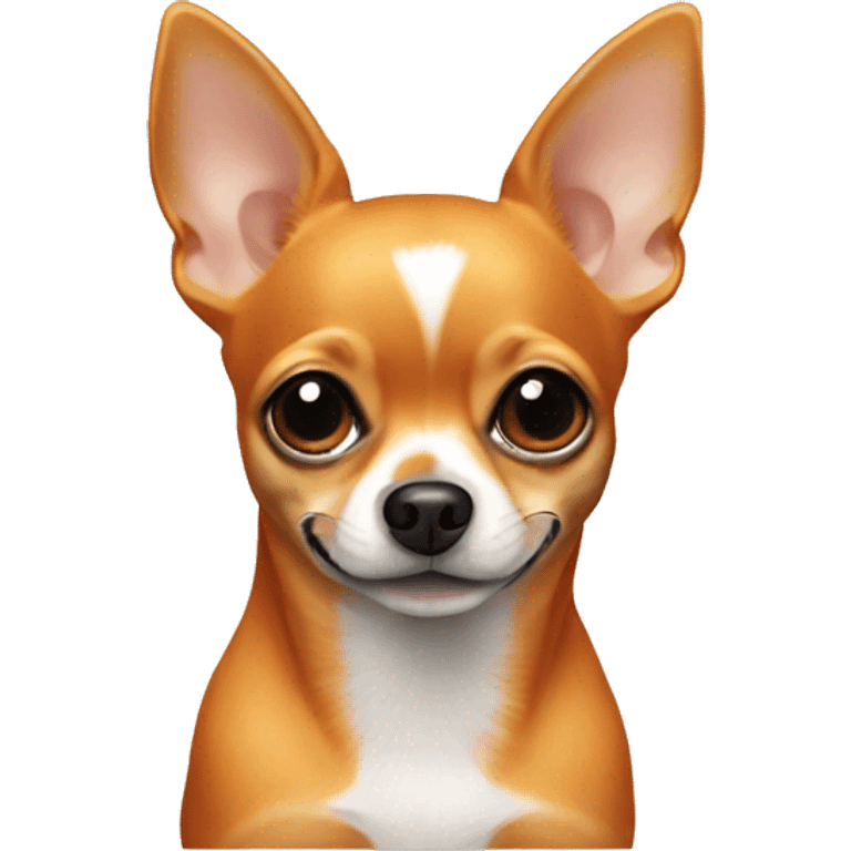 A orange chihuahua emoji