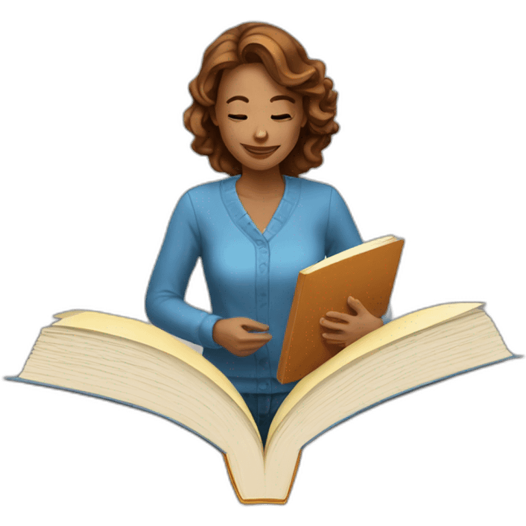 book gift woman emoji