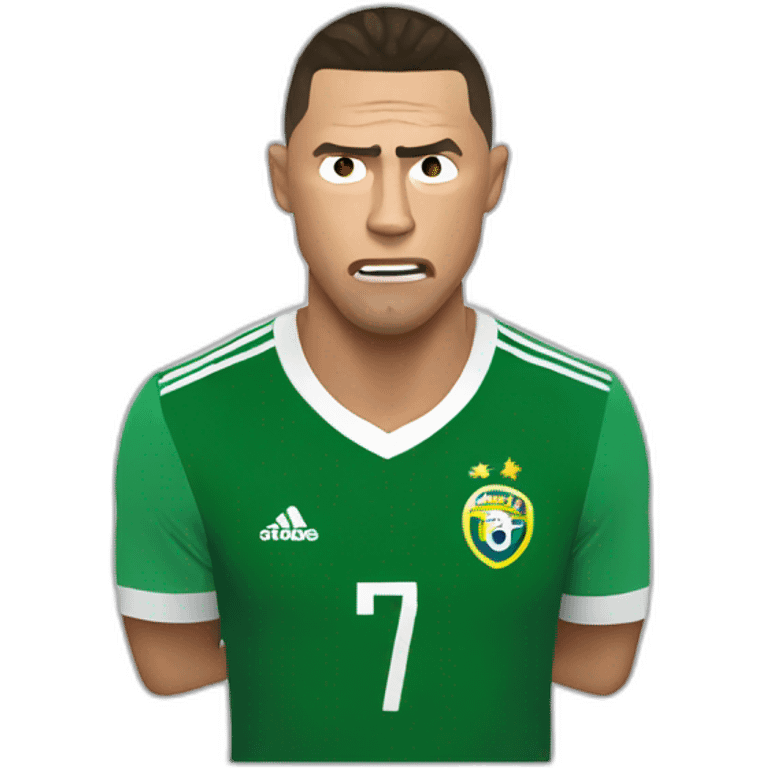 ronaldo cry loss world cup emoji