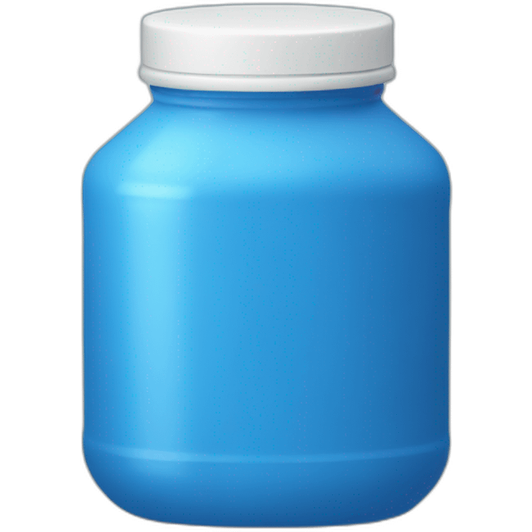 blue protein shaker emoji