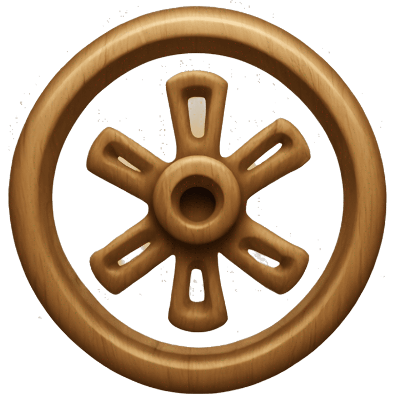  wooden square wheels emoji