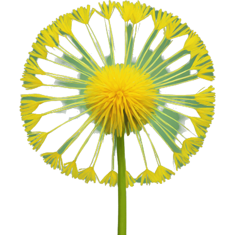 yellow dandelion emoji