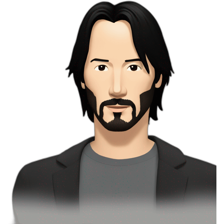 keanu reeves qui se moque de quelqu'un emoji