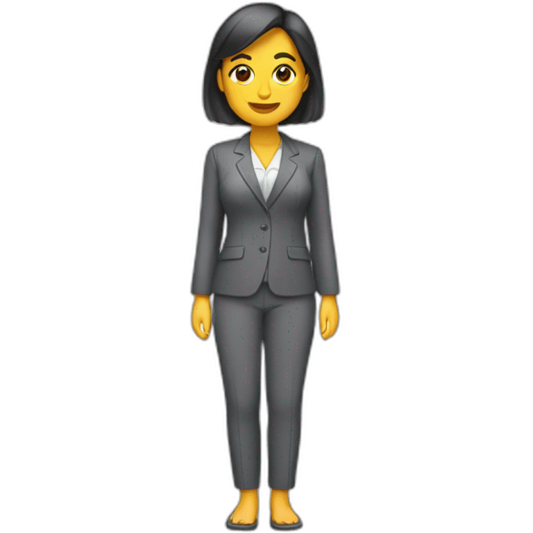 mujer de pie en traje de baño emoji