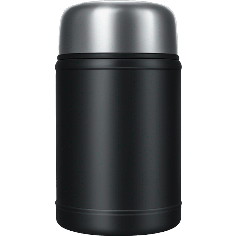 Black thermos emoji