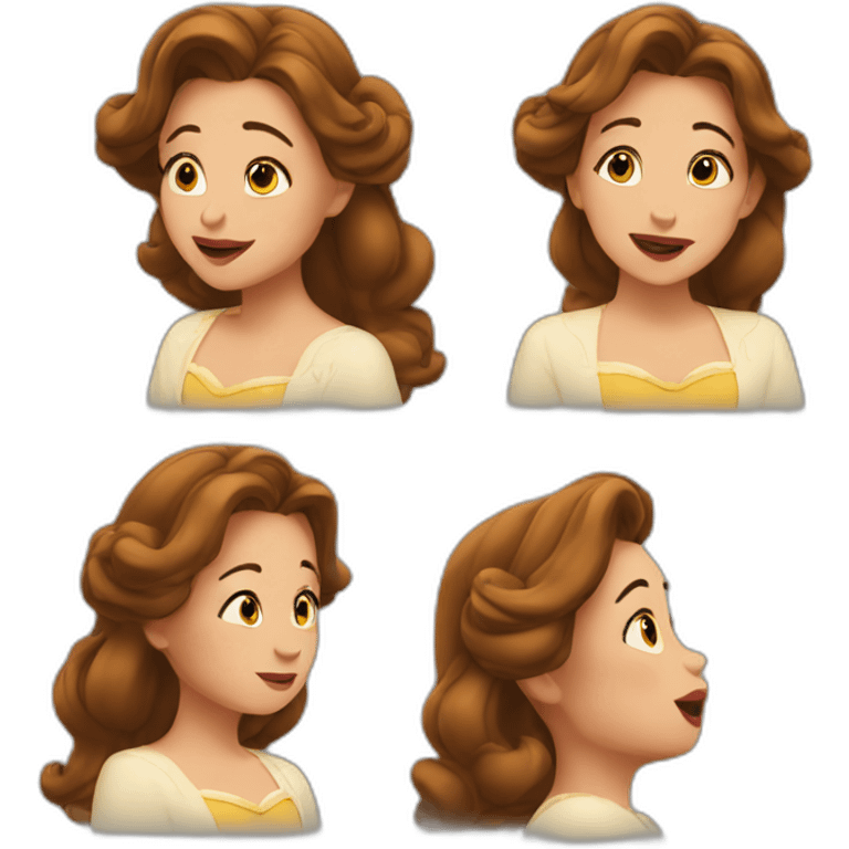 belle flying kiss emoji