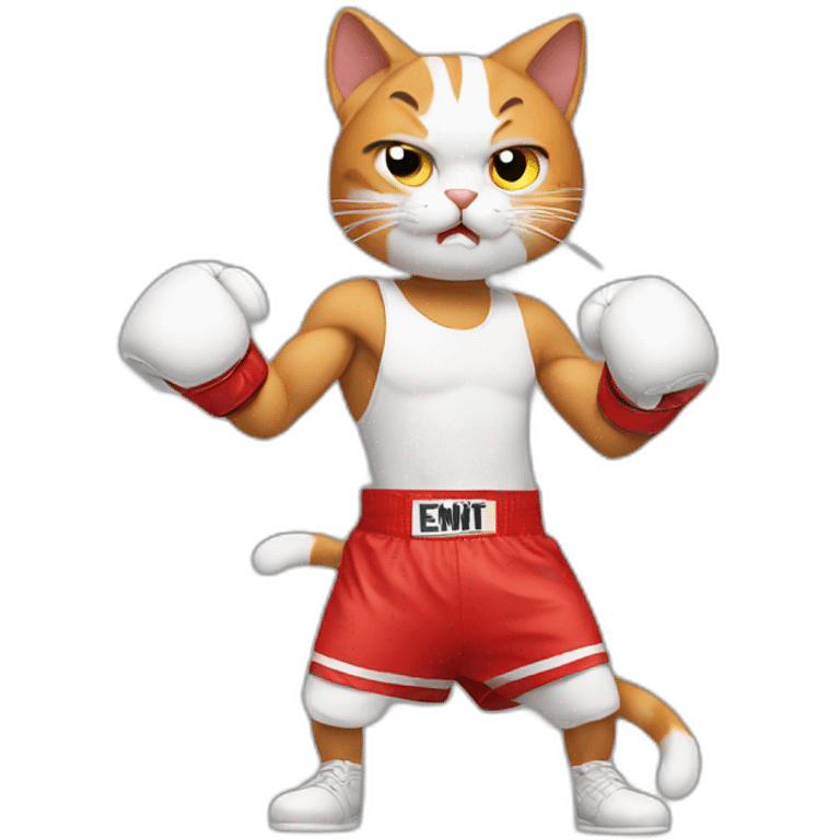 boxing cat emoji