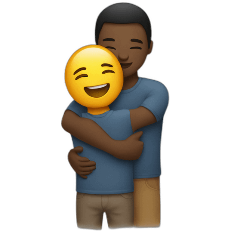 Hug in cinema emoji