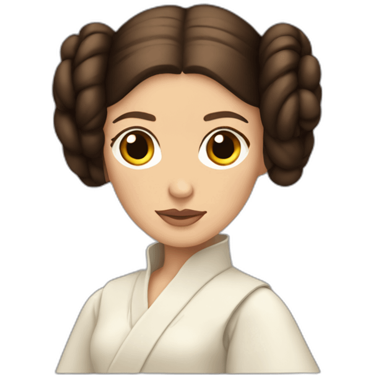 Princess Leia emoji