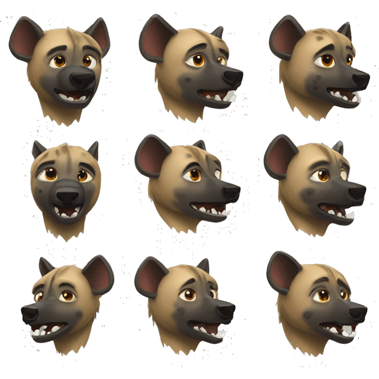 hyena emoji