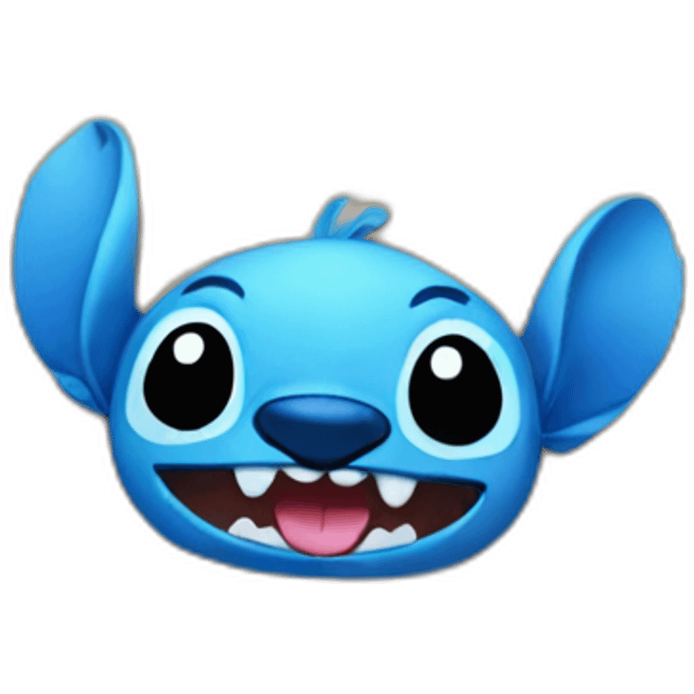 Stitch on the beach emoji