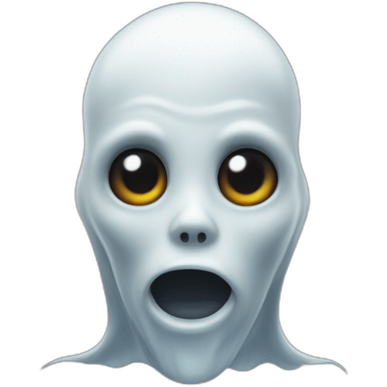 hyper realistic ghost emoji