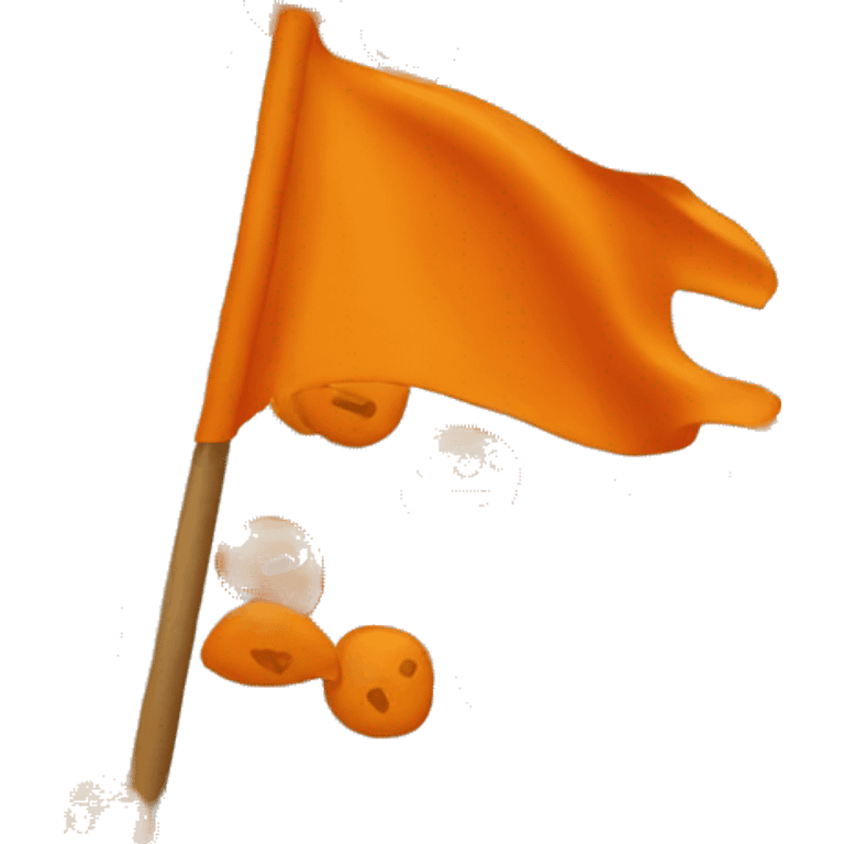 An orange flag with text "Legendários" emoji