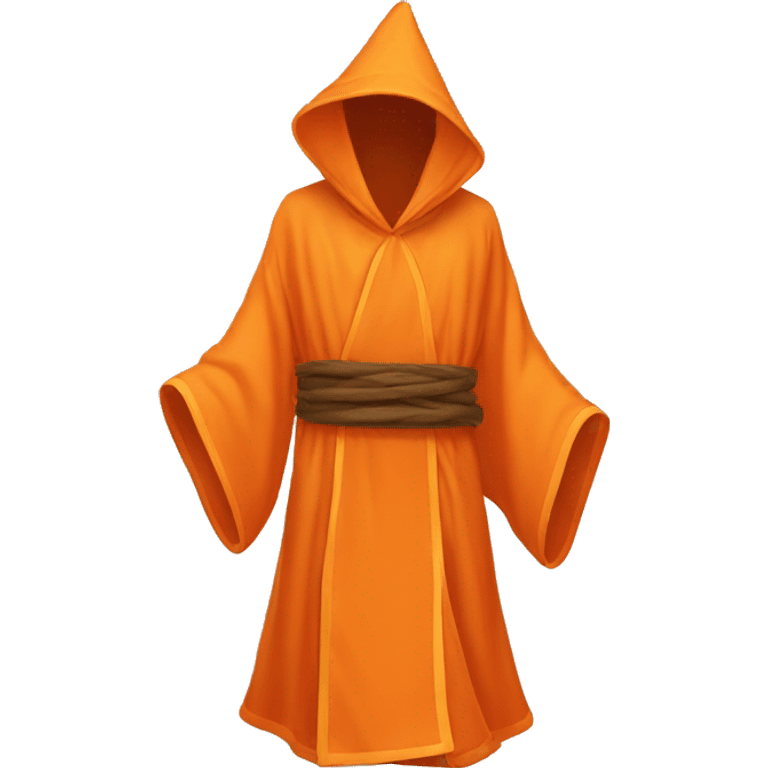 empty orange magic robes emoji