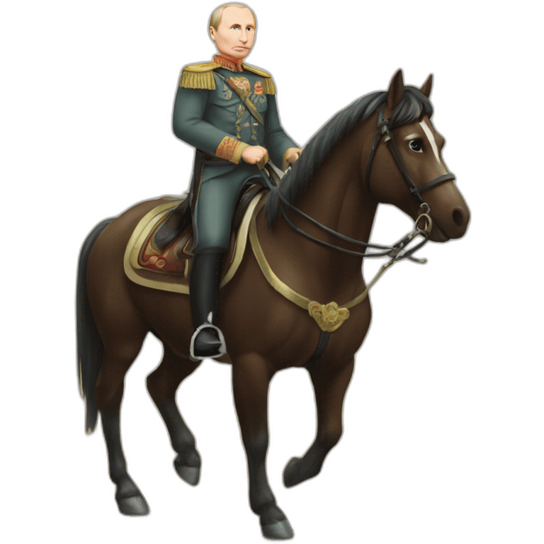 Putin monta a caballo emoji