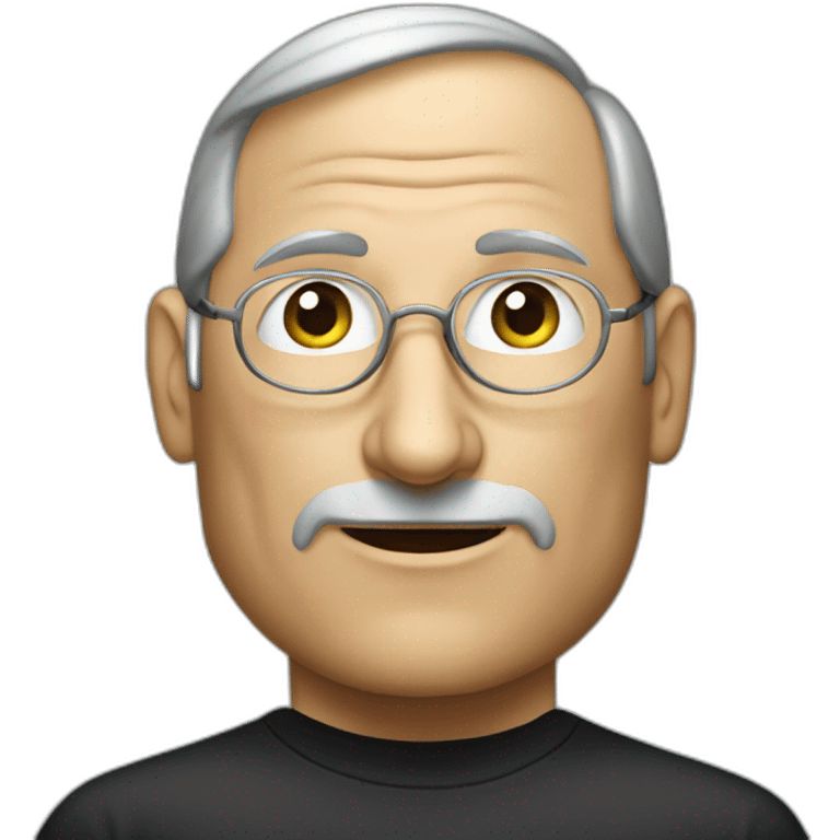 Steve Jobs iphone emoji