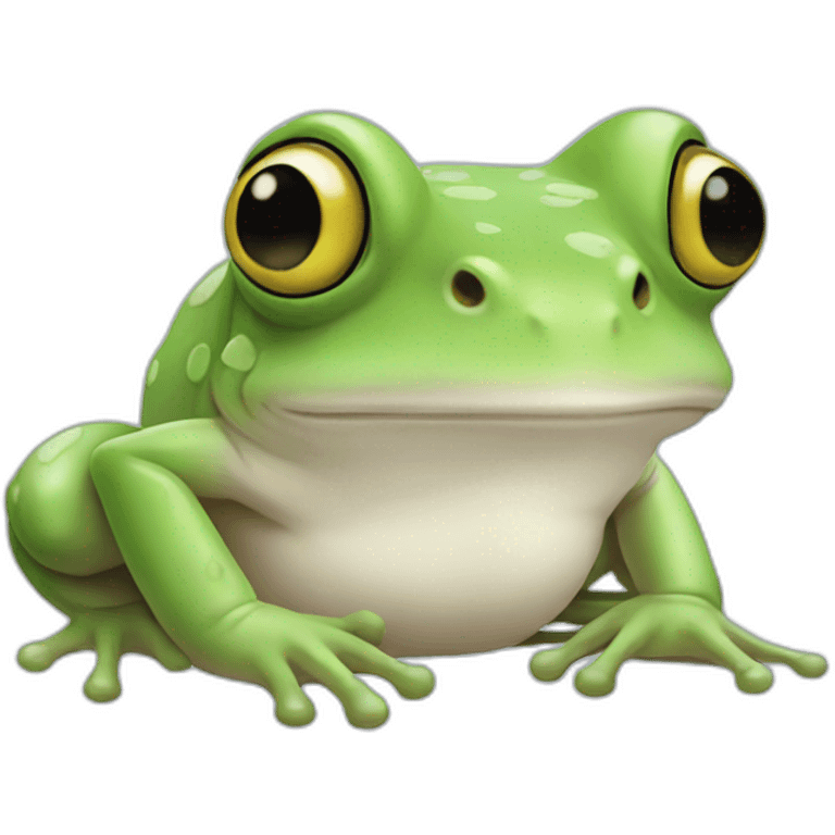 frog albino emoji