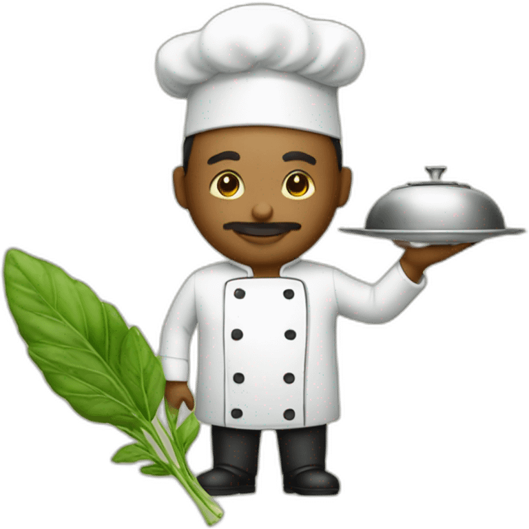 chef con planta emoji