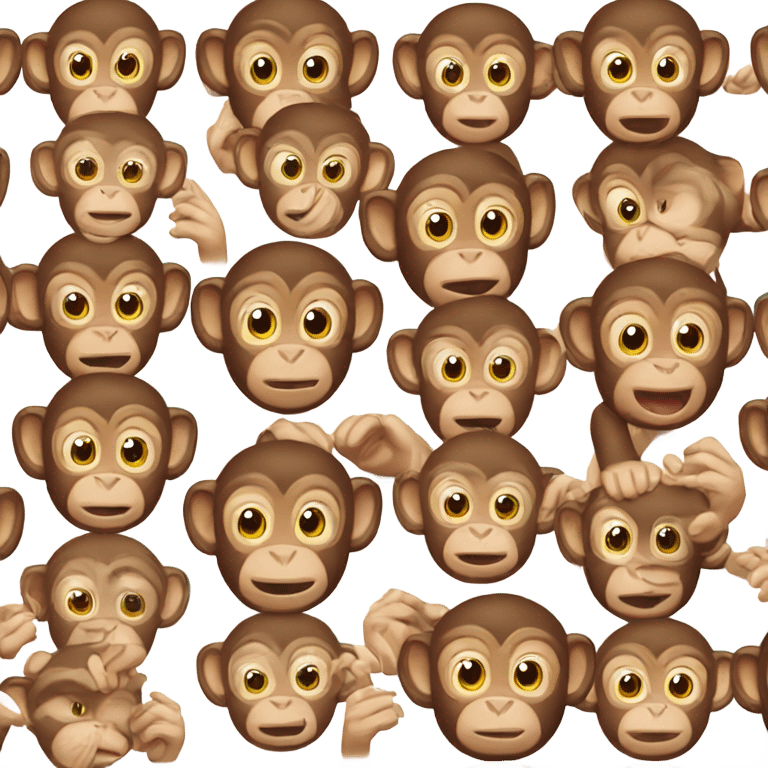 gay little monkey from the apple store emoji