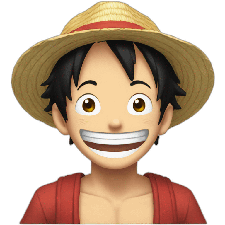 Luffy smile emoji