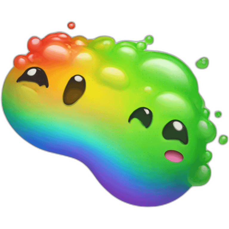 Puke rainbow emoji