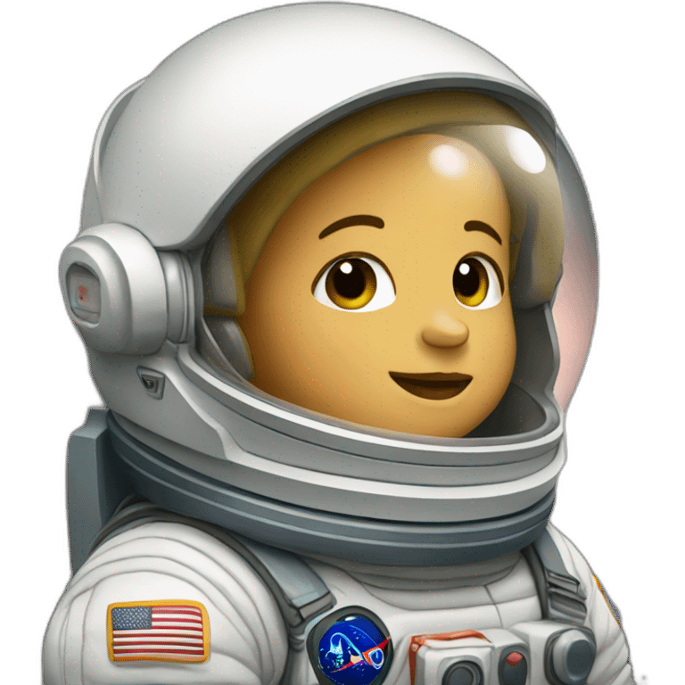 Bebé astronauta emoji