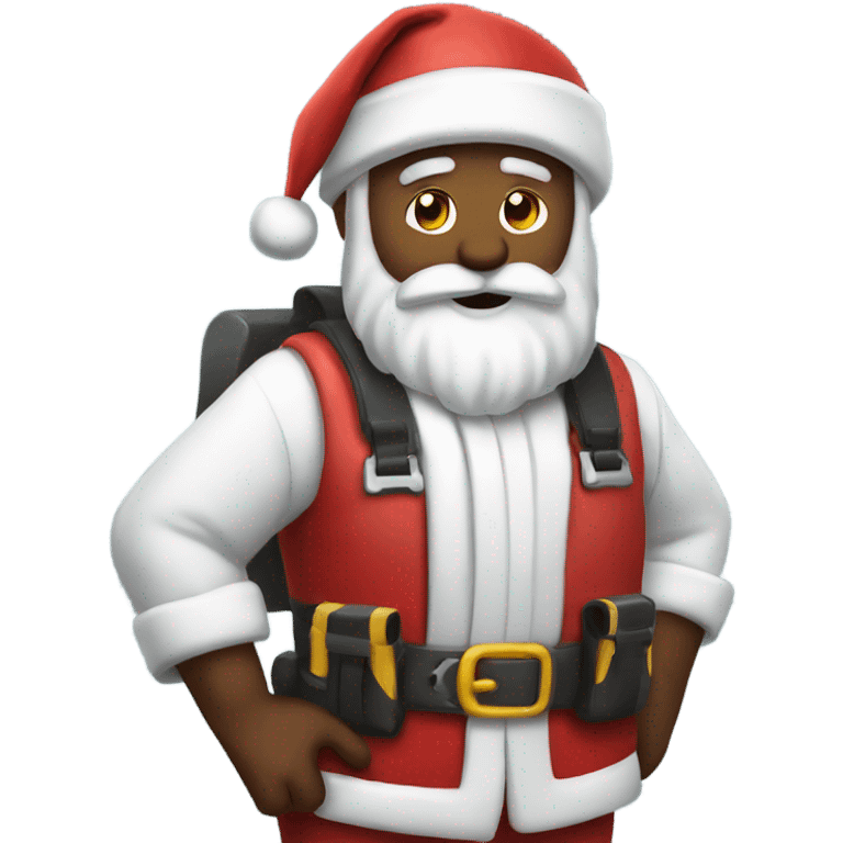 Santa with toolbelt emoji