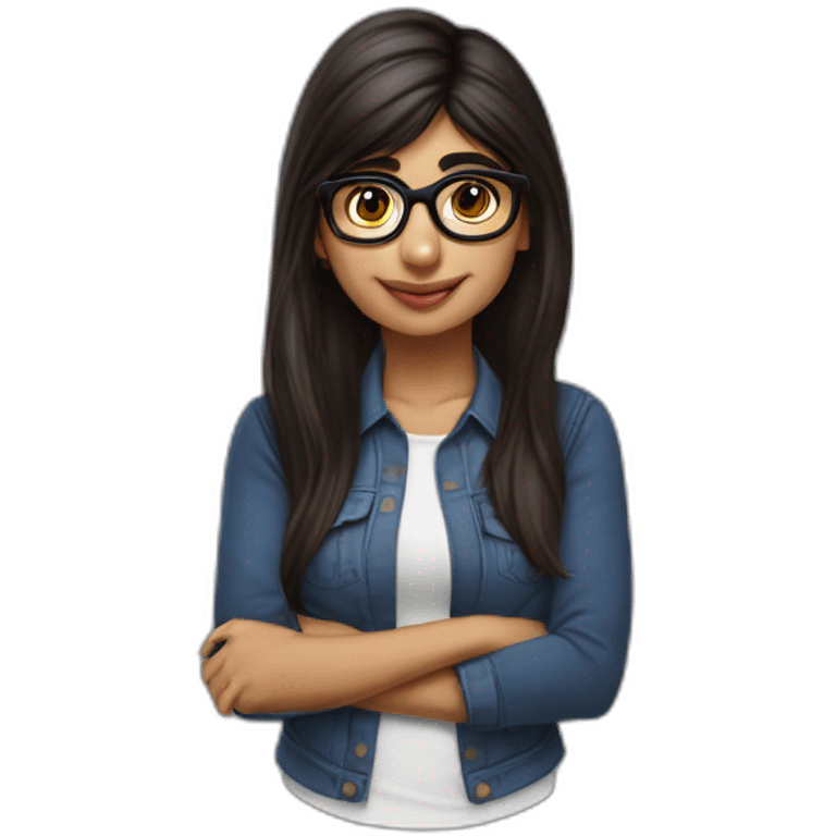 Mia Khalifa au travail emoji