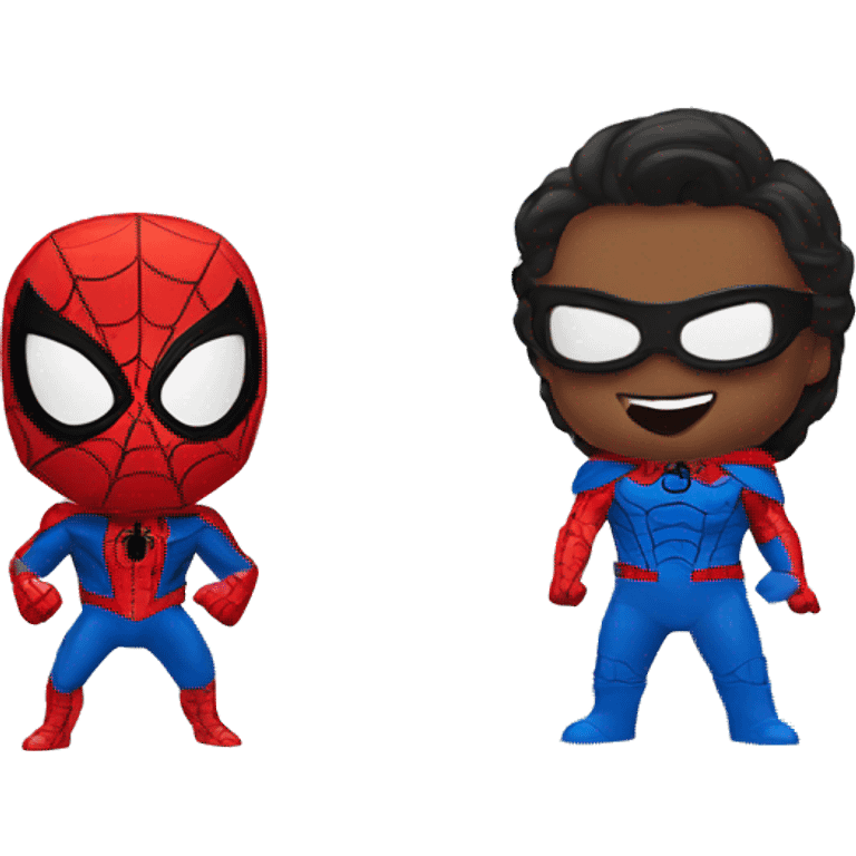 Spider-man vs arley queen emoji