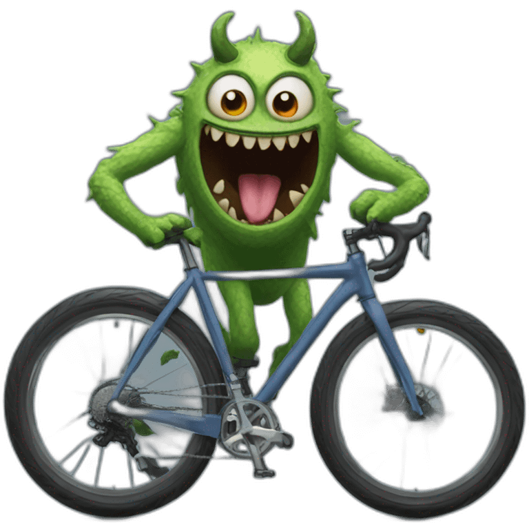 Bike monster  emoji