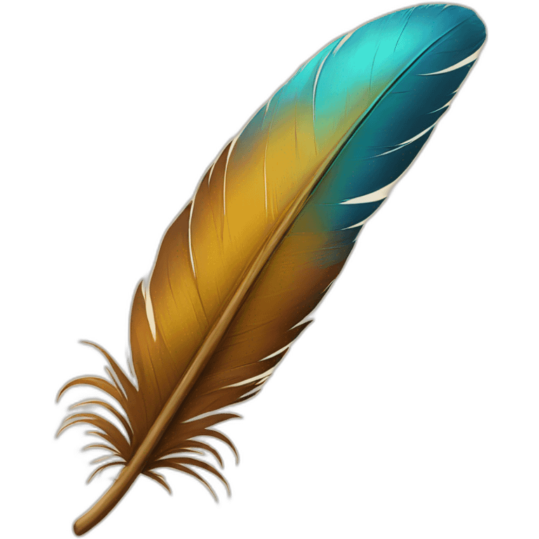 writing with a feather emoji