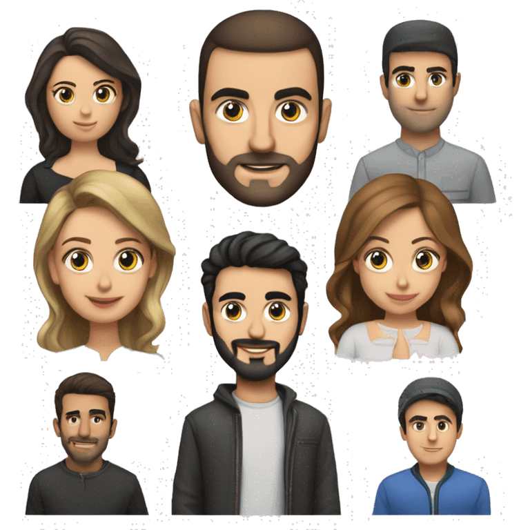 Mert Ramazan Demir and Afra Saracoglu emoji