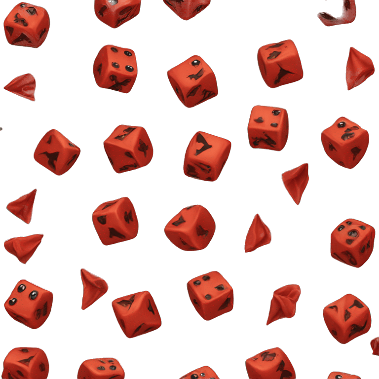 devil rolling dice  emoji