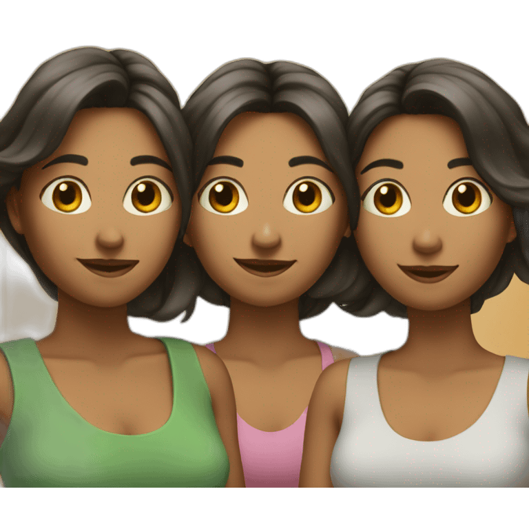 3 women near to eachother emoji