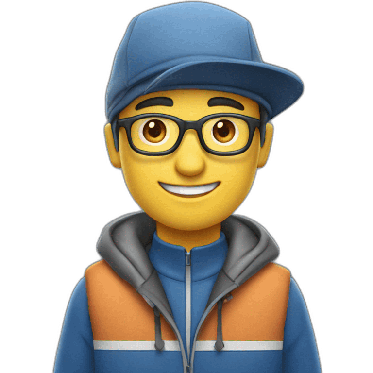 Profesor Educación Física con gorro de pescador Adidas joven  emoji