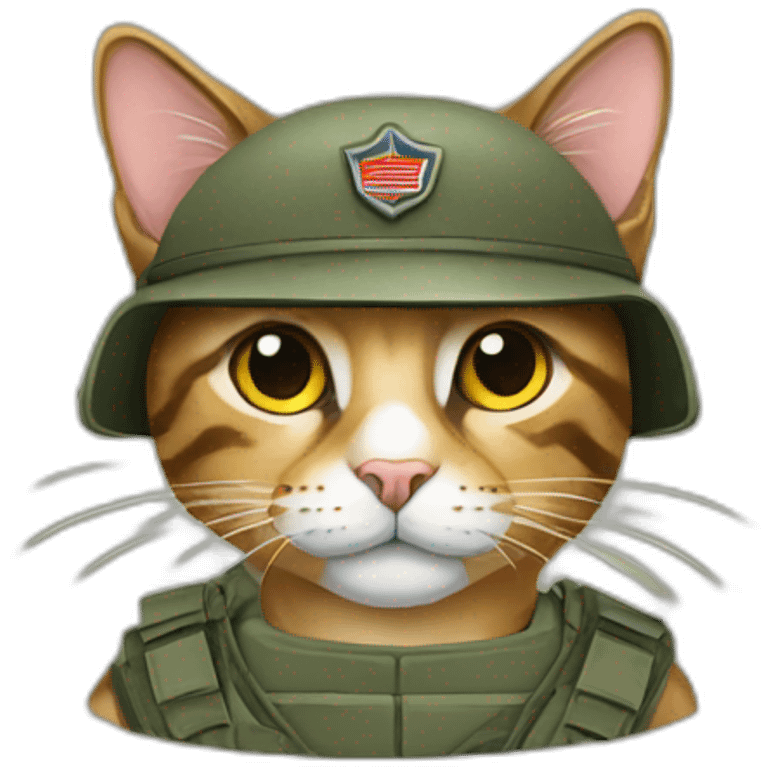 military cat emoji